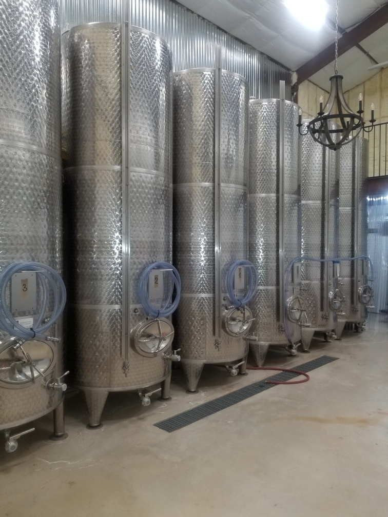 Kai-Simone Winery Cellar